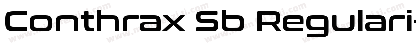 Conthrax Sb Regulari字体转换